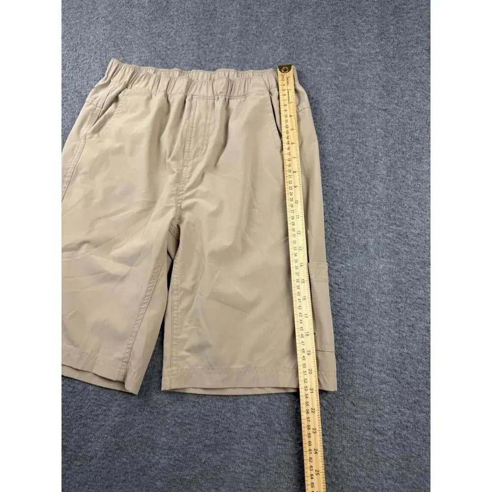 Magellan Boy's Beige Half‎ Pants Elastic Waist Casual Shorts Size XL (18-20)